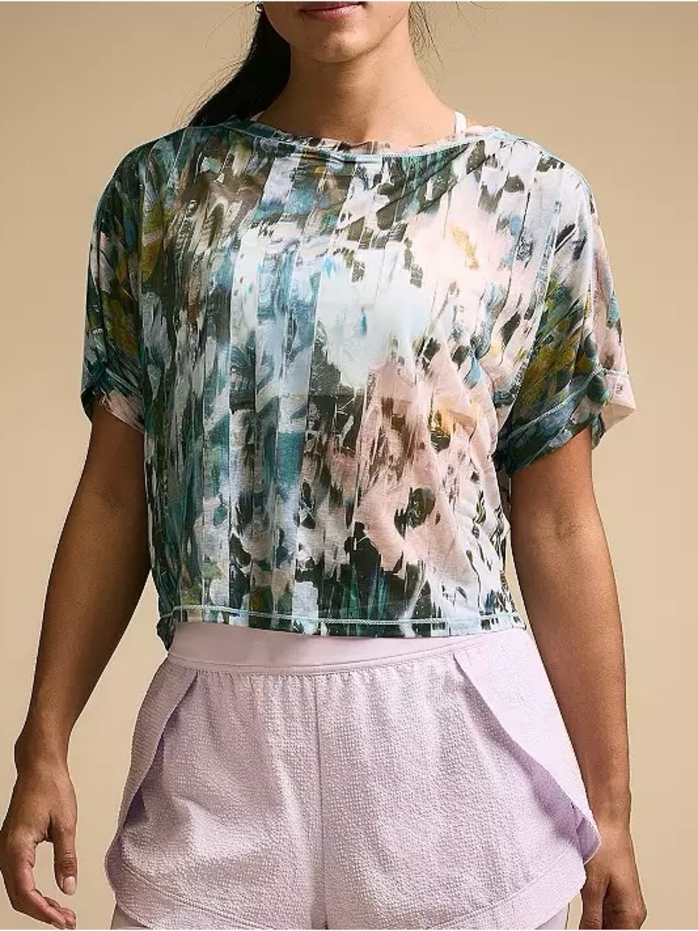 CALIA Exhale Crossover Tee